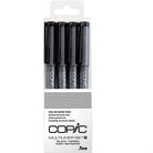 Copic-Copic Multiliner Classic Siyah 4'lü Set-Çizim Kalemleri-1-Milagron.com
