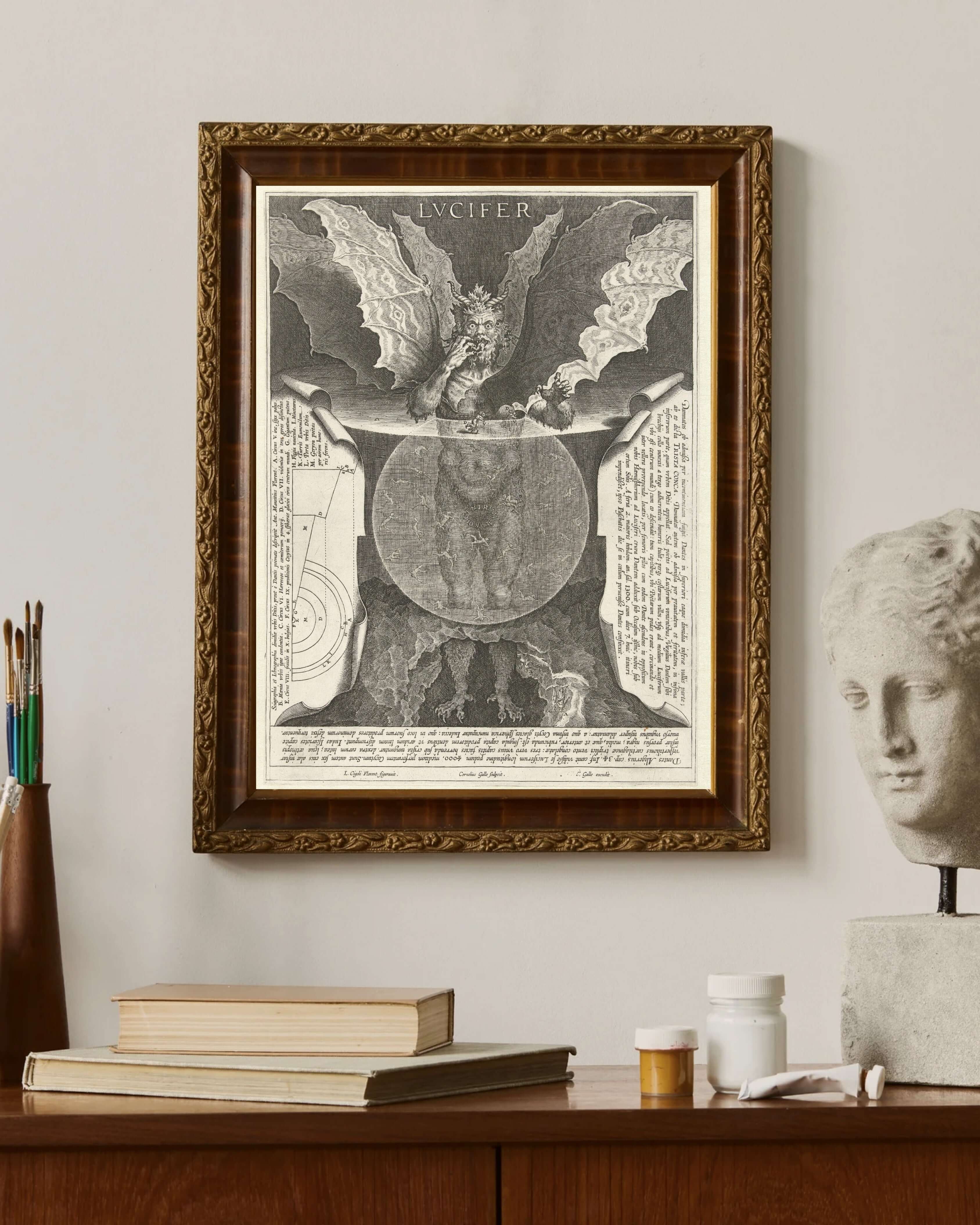 Cornelis Galle - Lucifer