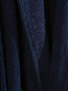 Cotton Box-%100 Pamuk Deluxe Single Bornoz Seti Lacivert L-Bornoz Seti-2-Milagron.com