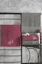 Cotton Box-%100 Pamuk Hamam Havlu Seti Colorful Gri Pembe-Havlu Seti-1-Milagron.com