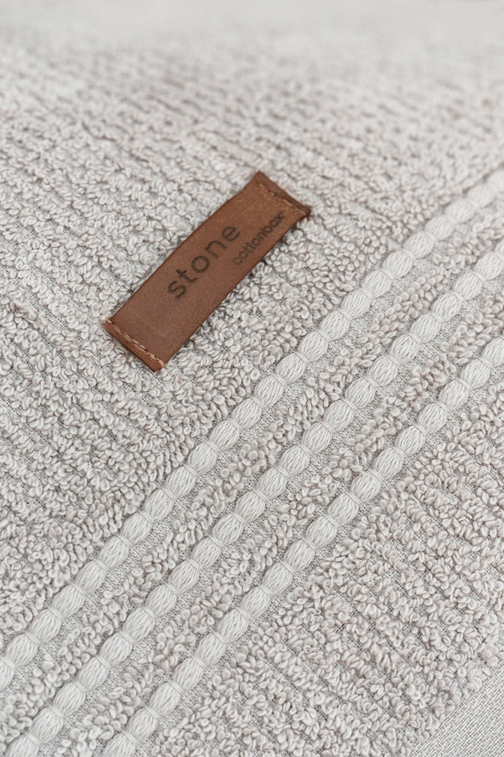 Cotton Box-%100 Pamuk Wellness Havlu Seti Stone Gri-Havlu & Havlu Setleri-2-Milagron.com