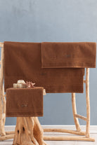 Cotton Box-%100 Pamuk Wellness Havlu Seti Terra Toprak-Havlu Seti-1-Milagron.com