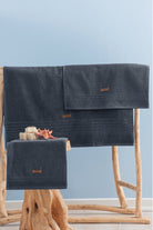 Cotton Box-%100 Pamuk Wellness Havlu Seti Zen Antrasit-Havlu & Havlu Setleri-1-Milagron.com