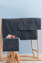 Cotton Box-%100 Pamuk Wellness Havlu Seti Zen Antrasit-Havlu Seti-1-Milagron.com