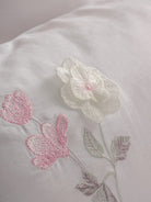 Cotton Box-3D Nakışlı Saten Çift Kişilik Nevresim Takımı Jolie Pembe-Nevresim Takımı-3-Milagron.com