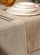 Cotton Box-Cotton Box Antique Masa örtüsü Seti Jasmine Bej 155x220-Masa Örtüsü Seti-2-Milagron.com