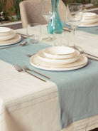 Cotton Box-Cotton Box Antique Masa örtüsü Seti Jasmine Krem 155x220-Masa Örtüsü Seti-2-Milagron.com