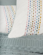 Cotton Box-Aura Tek Kişilik Pike Takımı Pebble Mint-Nevresim Takımı-4-Milagron.com