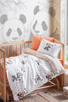 Cotton Box-Cotton Box Bebek Nevresim Takımı Musico Oranj-Bebek Nevresim Takımı-1-Milagron.com