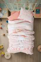 Cotton Box-Cotton Box Bebek Nevresim Takımı Rapeti Somon-Bebek Nevresim Takımı-1-Milagron.com