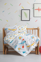 Cotton Box-Cotton Box Bebek Nevresim Takımı Sky Mavi-Bebek Nevresim Takımı-1-Milagron.com