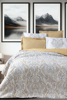 Cotton Box-Bohem Çift Kişilik Complete Set Najva Hardal-Nevresim Takımı-1-Milagron.com