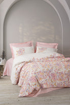 Cotton Box-Bohem Çift Kişilik Nevresim Takımı Muna Pembe-Nevresim Takımı-1-Milagron.com
