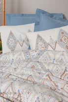 Cotton Box-Bohem Çift Kişilik Nevresim Takımı Zanora Indigo-Nevresim Takımı-2-Milagron.com