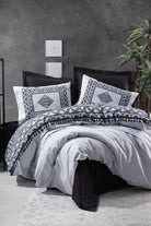 Cotton Box-Cotton Box Candy çift Kişilik Nevresim Takımı Degno Siyah-Çift Kişilik Nevresim Takımı-1-Milagron.com