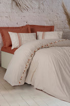 Cotton Box-Candy Tek Kişilik Nevresim Takımı Merri Bej-Nevresim Takımı-1-Milagron.com