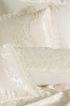 Cotton Box-Chi Chi Çift Kişilik Pikeli Nevresim Takımı Silva Krem-Nevresim Takımı-2-Milagron.com