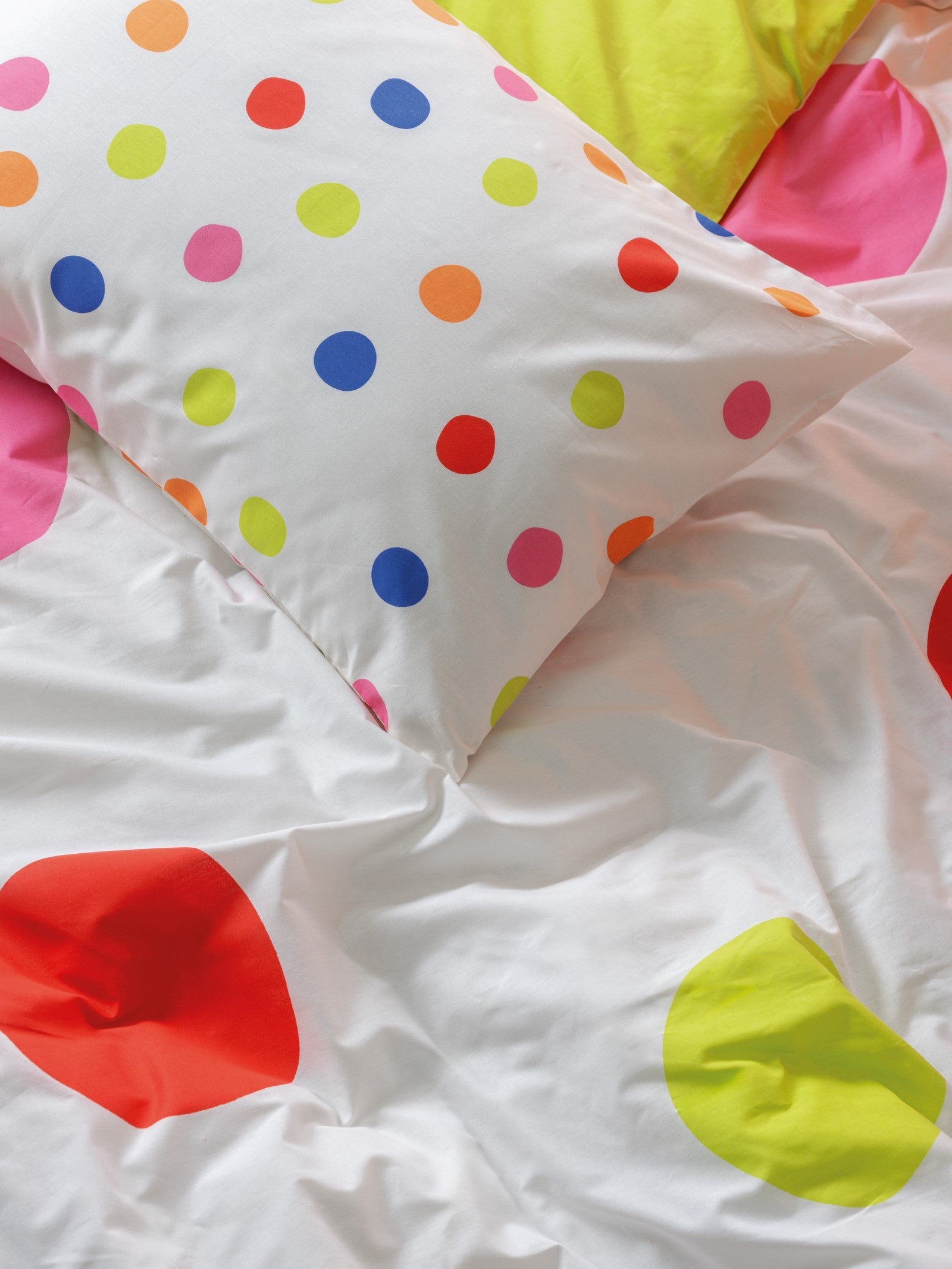  Çift Kişilik Nevresim Takımı Dotsy Turuncu