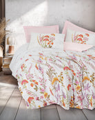 Cotton Box Çift Kişilik Nevresim Takımı Lilura Pembe