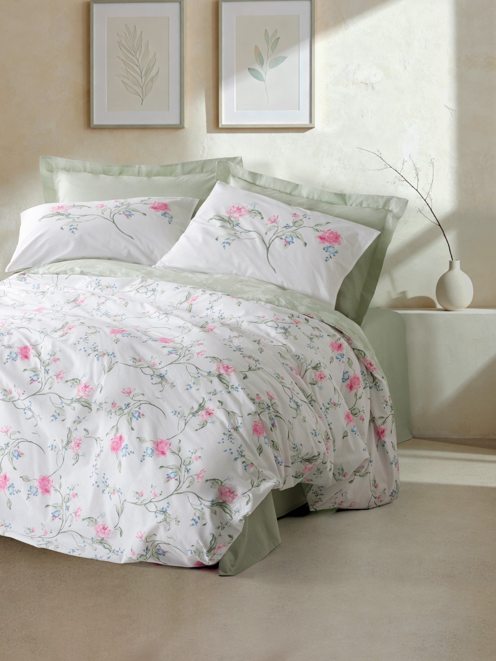  Çift Kişilik Nevresim Takımı Olina Yeşil