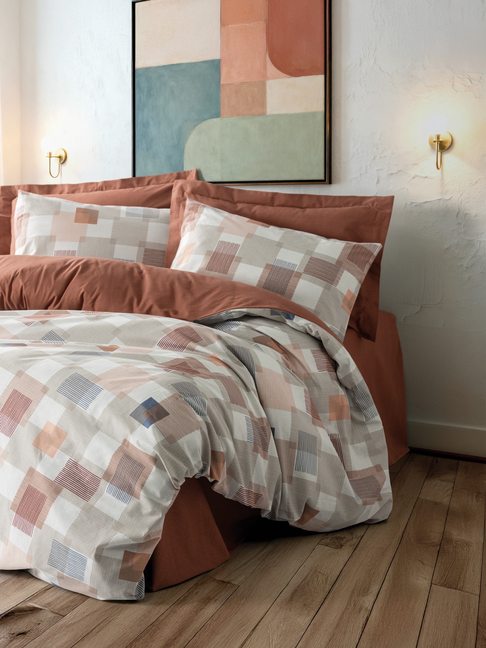  Çift Kişilik Nevresim Takımı Sable Tarçın