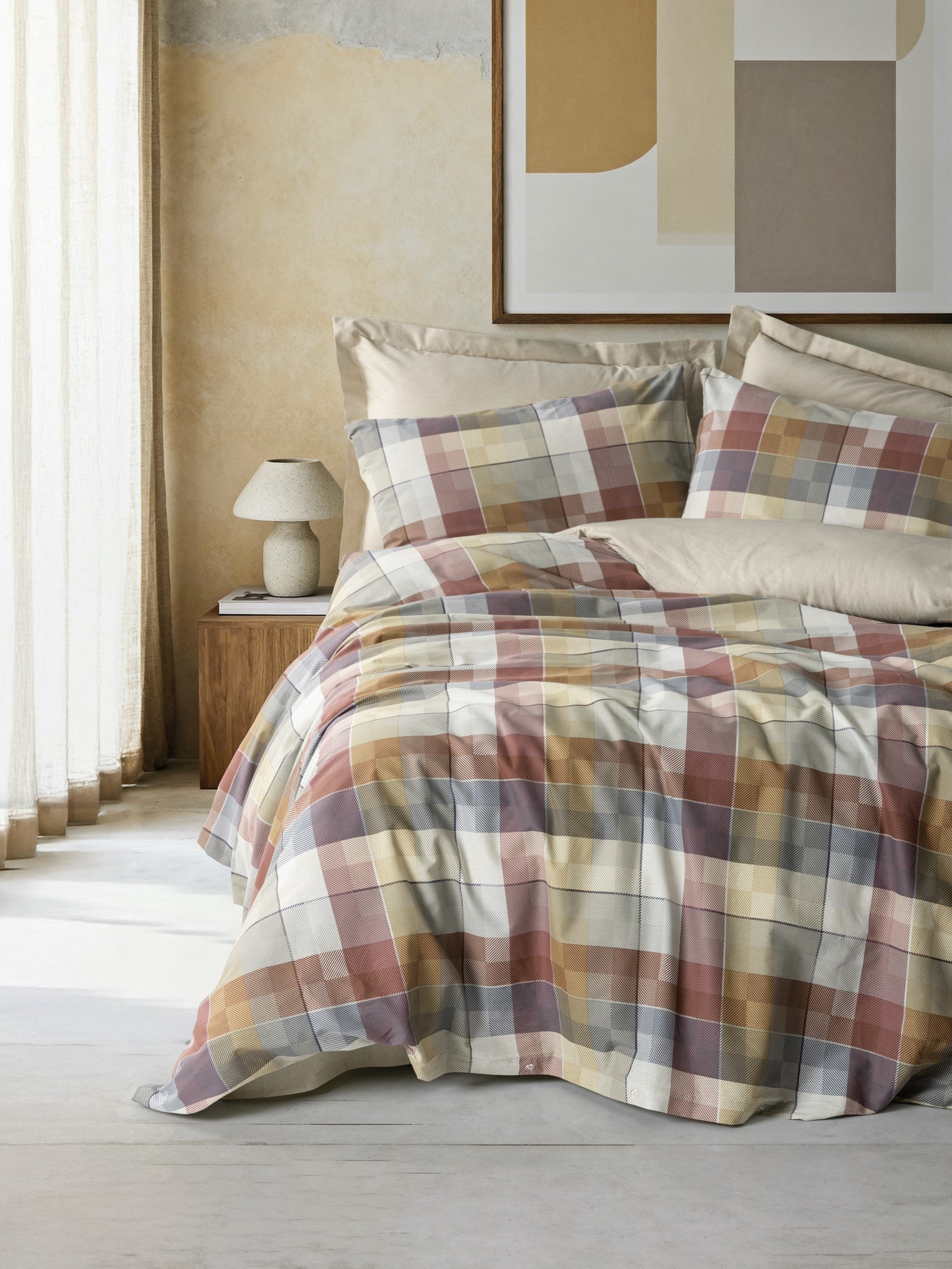  Çift Kişilik Nevresim Takımı Terra Bej