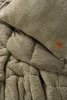 Cotton Box-Çift Kişilik Peluş Yorgan Seti Taş 195x215 Cm-Yorgan-2-Milagron.com