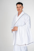 Cotton Box-Cotton Box Classic Bornoz Seti Güher Beyaz Erkek L/Xl-Bornoz-1-Milagron.com