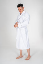 Cotton Box-Cotton Box Classic Bornoz Seti Güher Beyaz Erkek L/Xl-Bornoz-3-Milagron.com