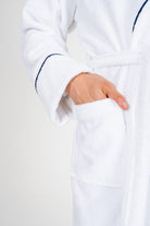 Cotton Box-Classic Bornoz Seti Josina Beyaz Erkek L/Xl-Bornoz Seti-5-Milagron.com