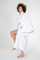 Cotton Box-Classic Bornoz Seti Mahur Beyaz Unisex L/XL-Bornoz Seti-1-Milagron.com