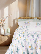 Cotton Box-Cotton Box Estiva çift Kişilik Pike Takımı Twig Mint-Pikeli Nevresim Takımı-2-Milagron.com