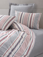 Cotton Box-Cotton Box Natureforce İpliği Boyalı çift Kişilik Nevresim Takımı Duo Mavi-Nevresim Takımı-2-Milagron.com