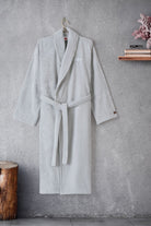 Cotton Box-Cotton Box Wellness Bornoz Stone Gri S/M-Bornoz-1-Milagron.com