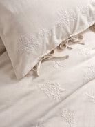 Cotton Box-Cotton Keten Çift Kişilik Nevresim Takımı Esmira Bej-Nevresim Takımı-4-Milagron.com