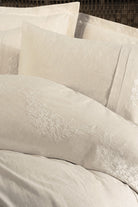 Cotton Box-Cotton Box Cotton Keten çift Kişilik Nevresim Takımı Forbes-Çift Kişilik Nevresim Takımı-2-Milagron.com