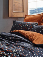 Cotton Box-Dark Çift Kişilik Nevresim Takımı Colin Tarçın-Nevresim Takımı-2-Milagron.com