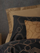 Cotton Box-Dark Tek Kişilik Nevresim Takımı Dawn Bakır-Nevresim Takımı-2-Milagron.com