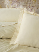 Cotton Box-Elegant Saten Tek Kişilik Nevresim Takımı Bej-Nevresim Takımı-1-Milagron.com