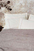 Cotton Box-Embrova Şönil Çift Kişilik Yatak Örtüsü/Pike Takımı Loom Bej-Nevresim Takımı-2-Milagron.com