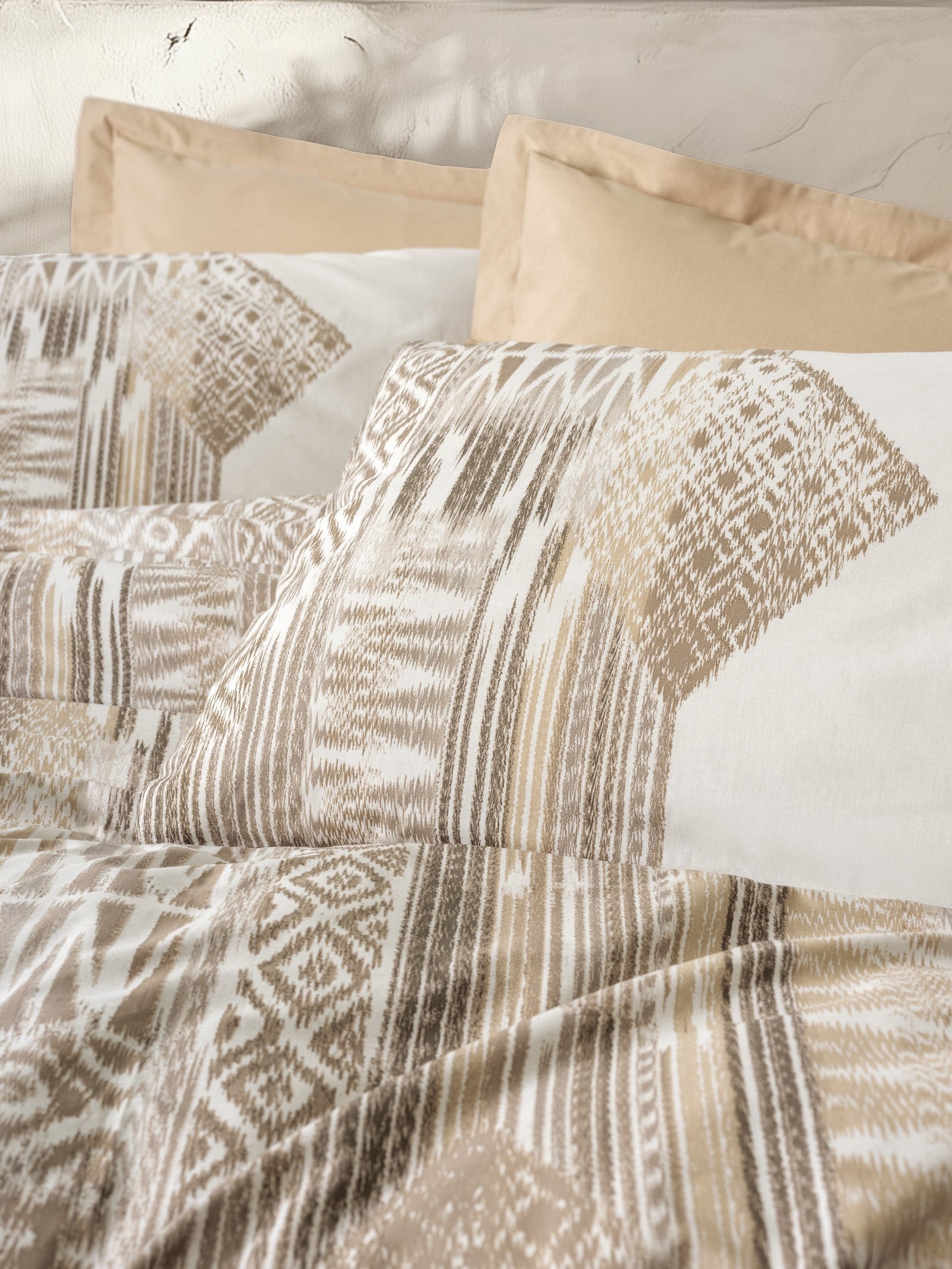 Cotton Box Ethnic Çift Kişilik Nevresim Takımı Amara Karamel