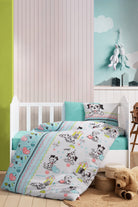 Cotton Box-Cotton Box Flanel Bebek Nevresim Takımı Dalmaçyalı Mint-Bebek Nevresim Takımı-1-Milagron.com