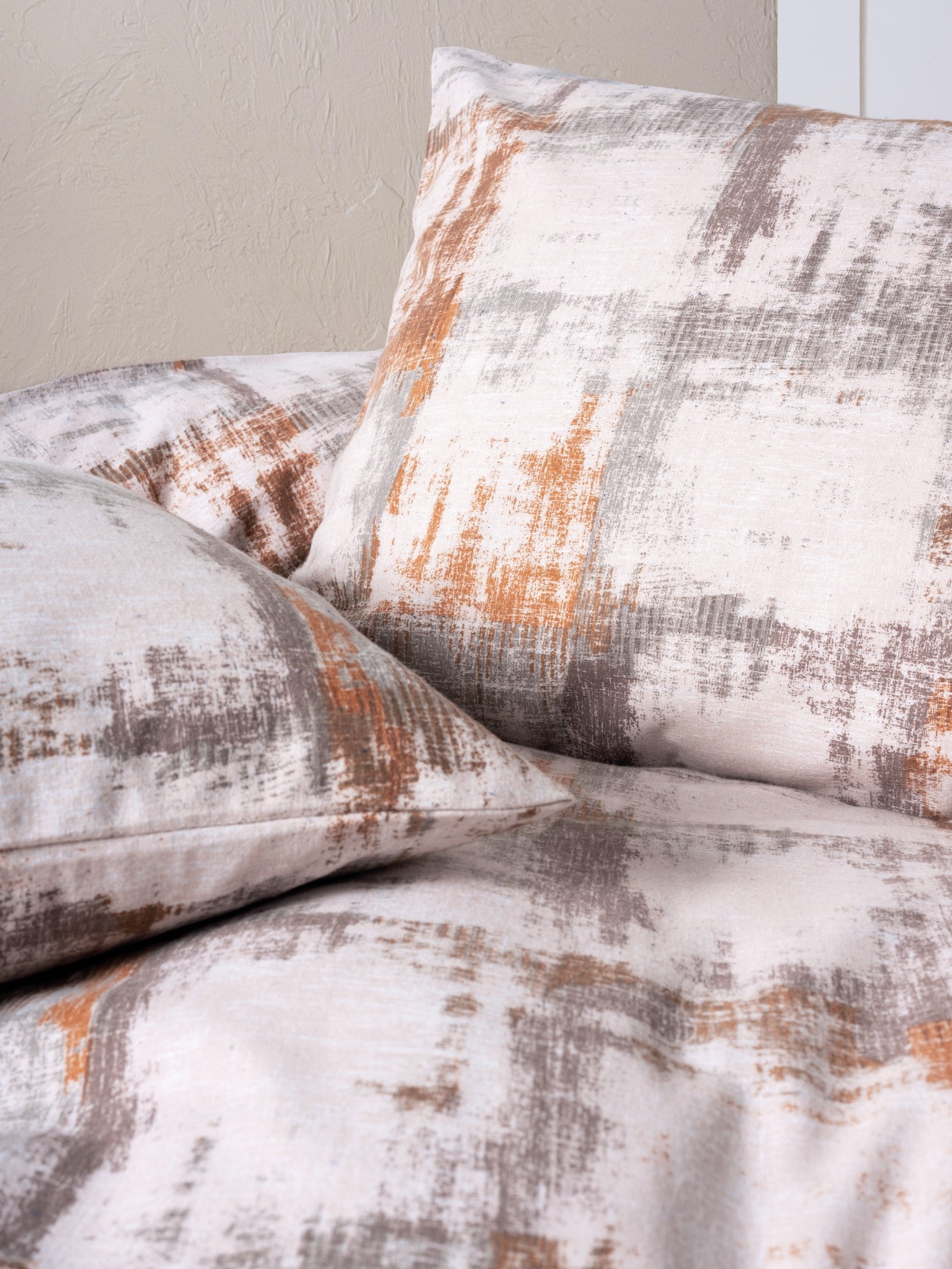 Cotton Box Flanel Çift Kişilik Nevresim Takımı Farida Kahve