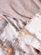 Cotton Box Flanel Çift Kişilik Nevresim Takımı Farida Kahve