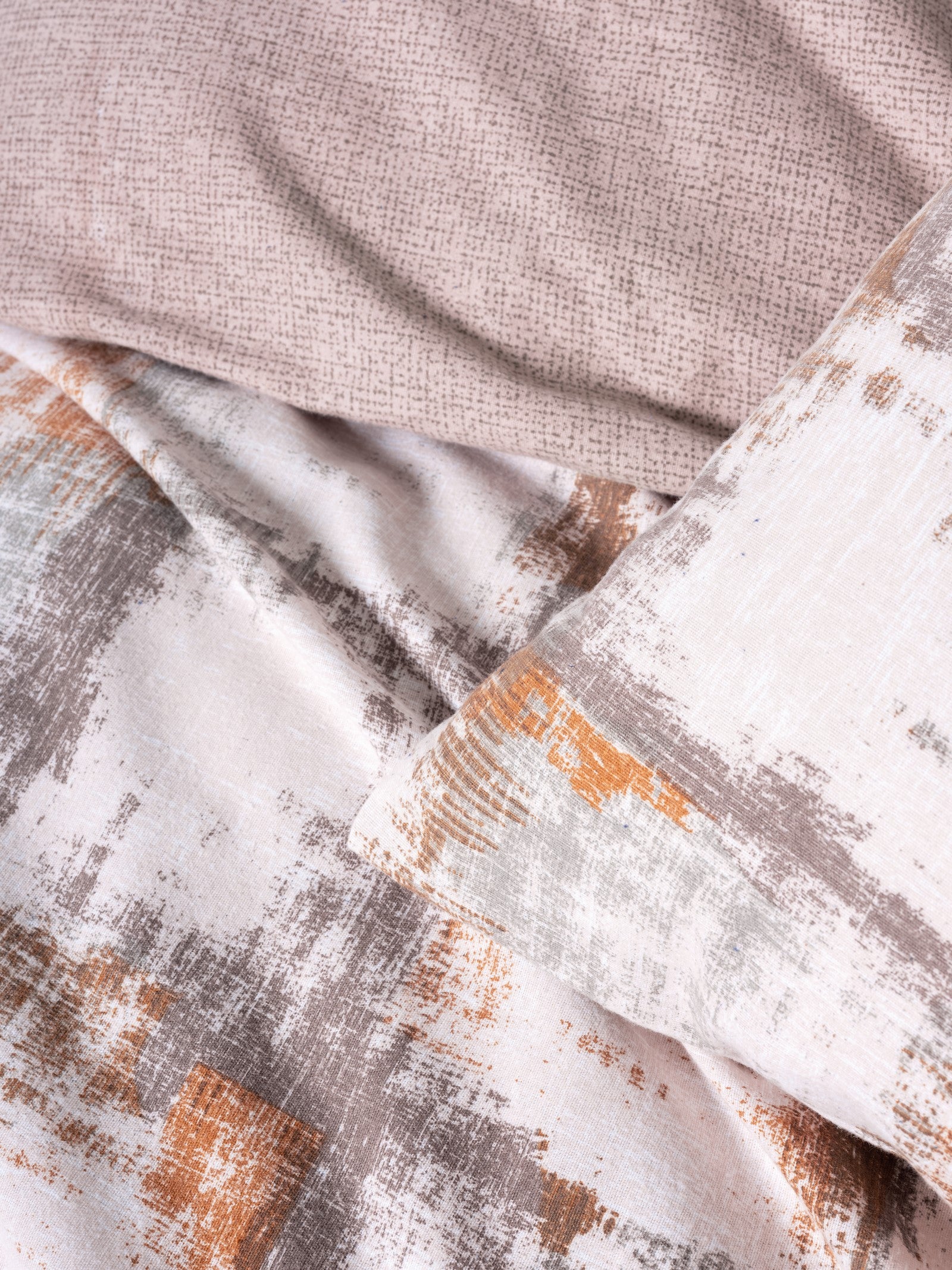 Cotton Box Flanel Çift Kişilik Nevresim Takımı Farida Kahve