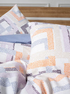 Cotton Box Flanel Çift Kişilik Nevresim Takımı Hayden Lila