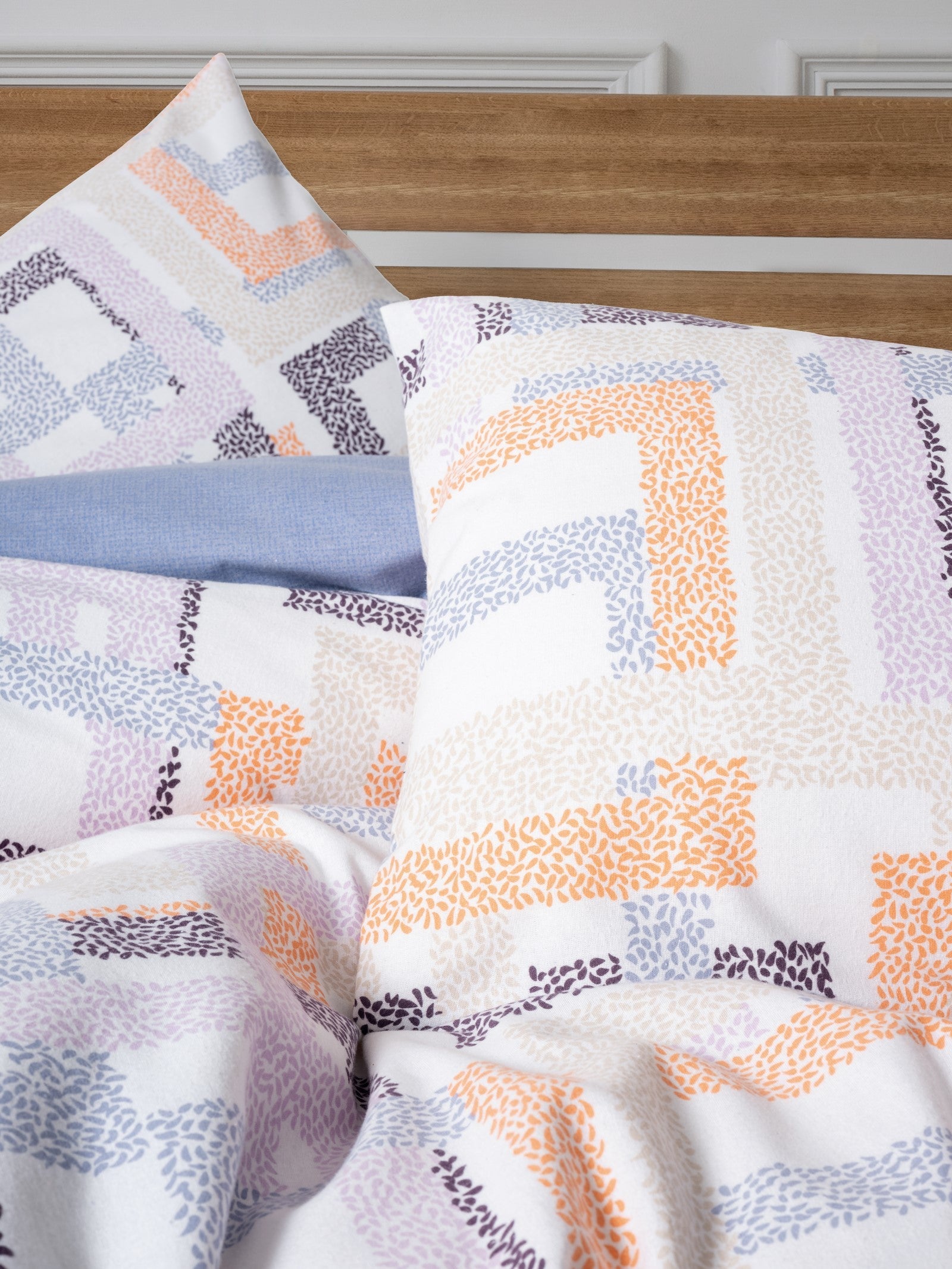 Cotton Box Flanel Tek Kişilik Nevresim Takımı Hayden Lila