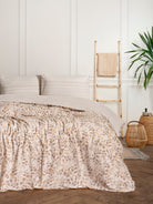 Cotton Box Flanel Tek Kişilik Nevresim Takımı Roof Yeşil