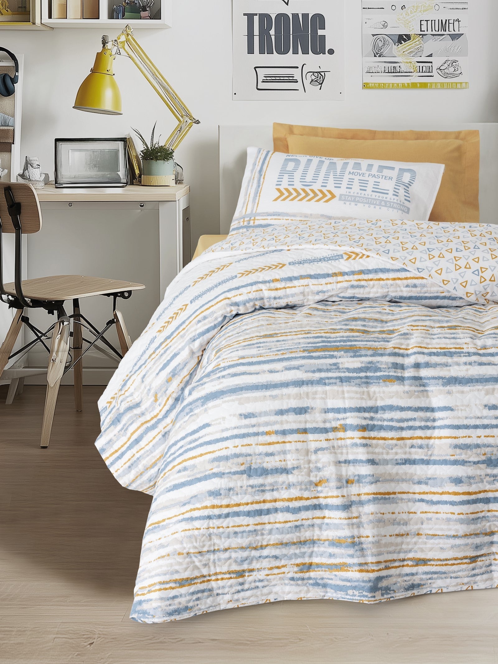 Cotton Box Genç Odası Tek Kişilik Complete Set Dashon Sarı