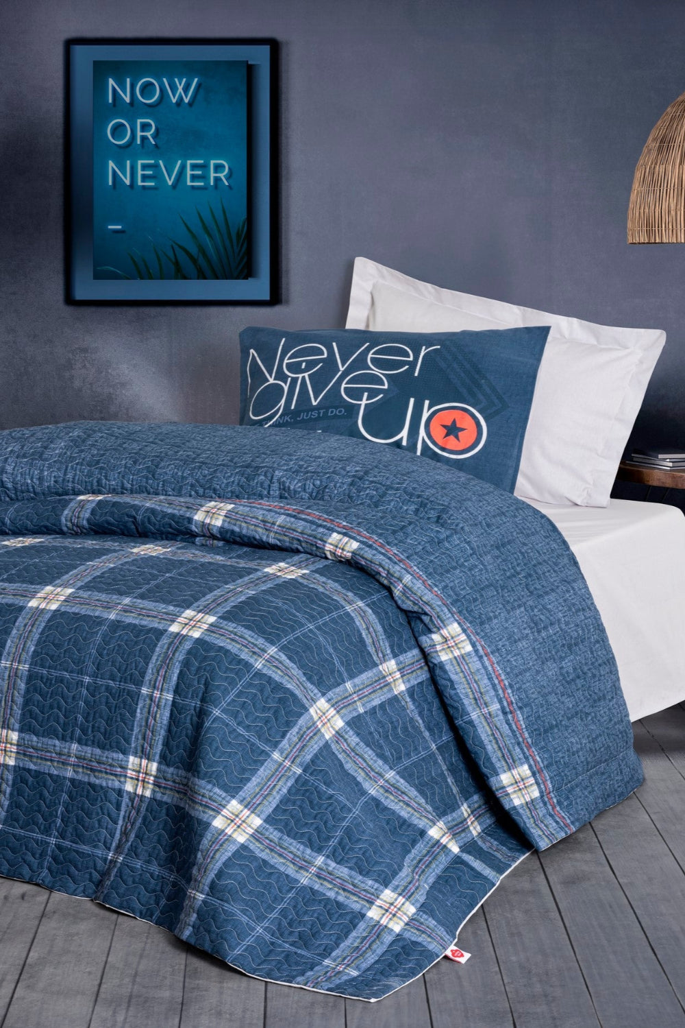 Cotton Box-Genç Odası Tek Kişilik Complete Set Given Gri-Nevresim Takımı-1-Milagron.com